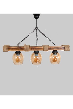 مُصباح من الخشب من MNZ 1- 2 - 3 تصميم الحبل الروستيكي MT101 - MTSANAL