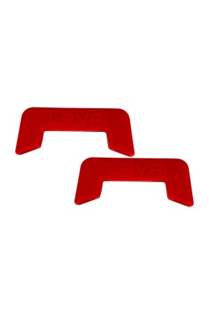 مُسَلَك سيليكون عبارة عن علبة مقاومة للحرارة من MNZ. (1مجموعة = 2 كمبيوتر) - أحمر - Lava