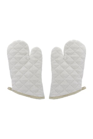 MNZ - حجم صغير قفازات فرن بيضاء مقاومة للنيران 1 زوج 22557650 - Omnisoft