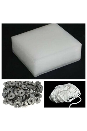 حزمة MNZ-منافع المبارحة 1 كجم- 5 مكت - 50 قطعة - مادة صنع الشموع - مجموعة هوايات - Nettens