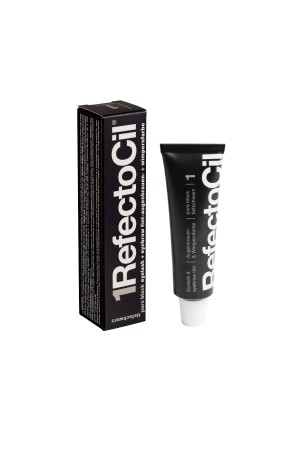 MNZ- العينين والشعر 1 سوداء سوداء نقية مع تعبئة جديدة - Refectocil