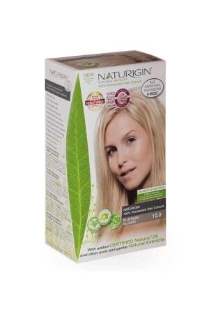 صبغة الشعر من نوع MNZ مع محتوى عضوي 10. 0 بلاتين 5710216001078 - Naturigin