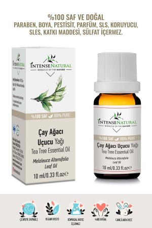 زيت الشاي من نوع MNZ 10 مل 100% زيت الشاي من نوع طبيعي خالص - İntense Natural