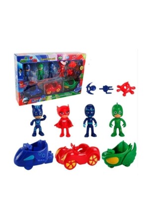 مجموعة من الأرقام من سيارة MNZ مجموعة من الصناديق من 10 734480167211 - Pj Masks