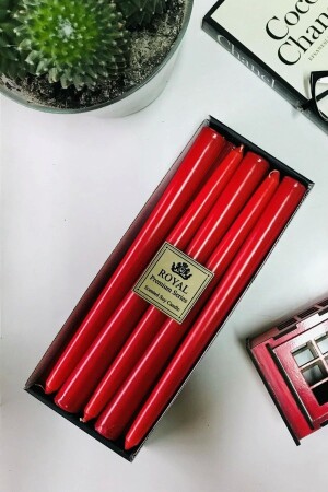 شمعة الشموع الحمراء من MNZ 10 قطع - - Royal Mum