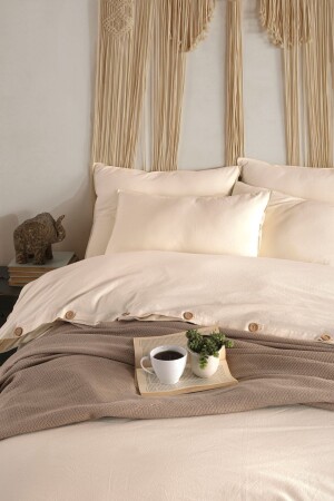 MNZ-من الطبيعي النقي 100% القطن قابل للغسيل غطاء واحد غطاء القشرة مجموعة 160*220 PLTKT - Macas Home