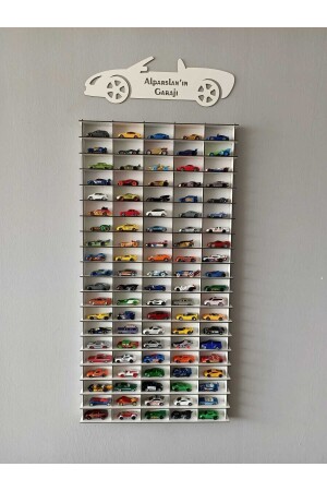 رف السيارة من الخشب من MNZ 100 كمبيوترات لون أبيض عمودي (مناسبة للطاقات الحارة والسيارات المكروسات) 170702 - CrDesign