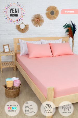 MNZ-مجموعة من القطن 100 × 200 سم وسادة قضيب 50 × 70 سم - KetraHome