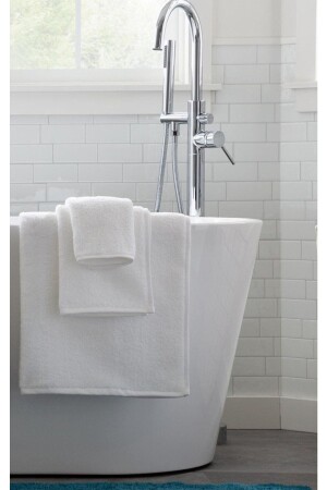 مجموعة من الحمام من فندق MNZ مجموعة من الحمام من القطن 100٪ مجموعة من 3 من اليدين والوجوه والحمّام والقدمين - CAQQA