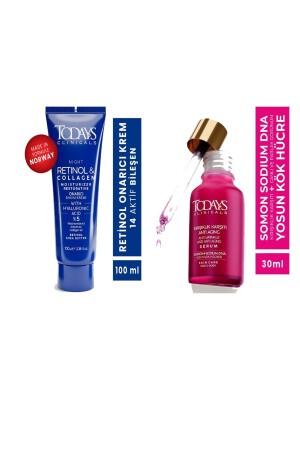 كريم إصلاح MNZ - ريتينول 100 مل + سيروم مضاد للجلد 30 مل KRMZSLSTRS15 - TODAYS CLİNİCALS