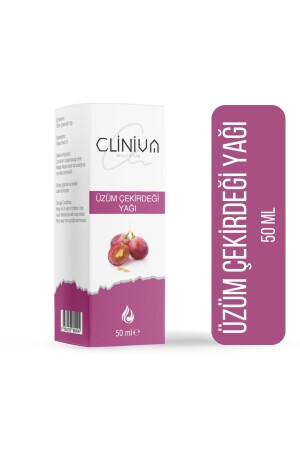 زيت بذور العنب من MNZ 100% زيت ثابت طبيعي 50 مل - Cliniva