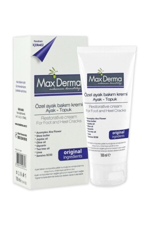 كريم كراك كعب قدم MNZ 100 مل - Max Derma