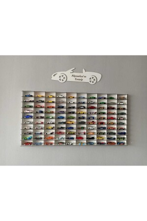 كابينة سيارة مزخرفة من الخشب من MNZ 100 قطعة لون أبيض أفقي (مناسبة للطاقات الحارة والسيارات المكروسات) - Crdesign