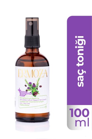 مضخة الشعر ومصالحة MNZ مضادة لخسارة الشعر روزماري- مستخلص البردوك- بيوتين - تونيك - 100 مل - Ermoza Kozmetik
