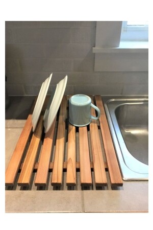 مرفق الأطباق من الخشب من MNZ 100٪ مرفق الأطباق من الصنوبر - Genel Markalar