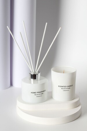 MNZ- غرفة العطر والشمعة مجموعة الزهور البيضاء العطر 100 مل - Homeartplus