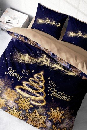MNZ- ليلة رأس السنة القماش غطاء مجموعة (مع الأوراق المطوية) مضاعفة 100% القطن ساتيين يضيء MONOHOME41304 - Monohome