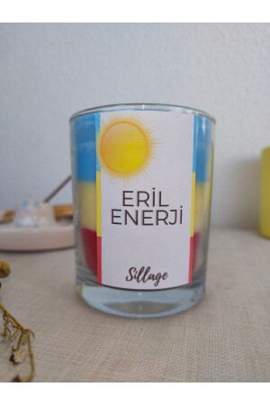 هدية مزينة من MNZ الطاقة الذكورية شمسية الحجر 100% صويا موم نباتية التأمل اليوغا الروتوبية الشمعة - Sillagecandle