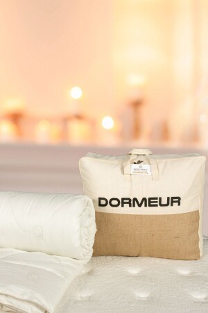 MNZ-طبيعي وبدون رائحة من الصوف الواحد - مع الحقيبة - الألياف الخارجية 100% القطن YOYUNKT01 - Dormeur