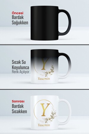 كأس من الفورسلين المطبوع من نوع MNZ مع اسم ي، هدية للعاشق، كأس السحر 10032SB - HediyeLabs