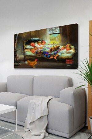 MNZ-لوحة السعادة القماش الطباعة 100x140 سم MTLLGNTBLS016 - ColorVision