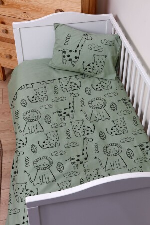 مجموعة غطاء من الأقمشة من اللون من MNZ - حجم الطفل (100X150) ETNTB1STKT018 - Tuğba Kuğu