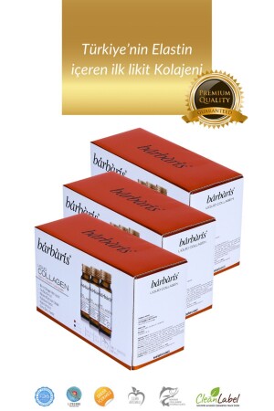 كولاجين سائل MNZ 10*50ml Tip1-tip3 100% كولاجين سمك نقي & Elastin جلد شعر ملابس 3 حزم - Barbaris