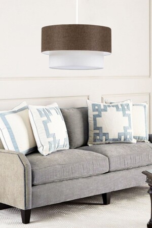 كيك MNZ لمصباح معلق واحد شمعة من الألمام البني الداكن غرفة النوم غرفة المعيشة صالة الإضاءة 1071967 - HOMİNG