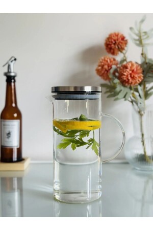 كوب قياس من الزجاج من بوروسيليكات MNZ مع غطاء معدني 1100 مل MOK-01 - Balsa Grup