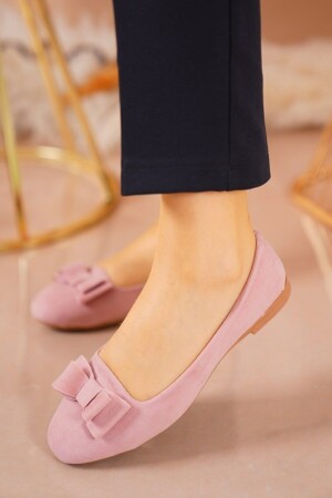 MNZ-النساء مسحوق سويد قوس الباليرينا شقق 111113 - ZERDALİFE