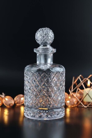 MNZ - صنع يدوي ليتس كاراف زجاجي ويسكي وشرب مشروبات مشوية زجاجة 12 × 26 سم KF KKF. 012. 00 - Jenisa