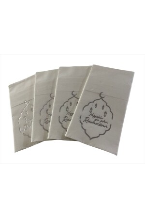 MNZ- الفضة زرقاء أبيض مرحبا بكم في مدينة رمضان جيب لمس النابكين 12 بيكس النموذج الجديد - Kidspartim