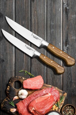 سكين مطبخ MNZ وضع اللحوم الفاكهة الخبز الخضروات القصص رقم: (1-2) - Lazbisa