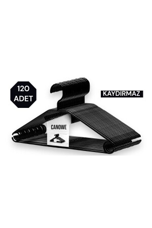 ملابس من البلاستيك MNZ - شنجر سوداء 120 قطعة شنجر غير زلق - Canowe