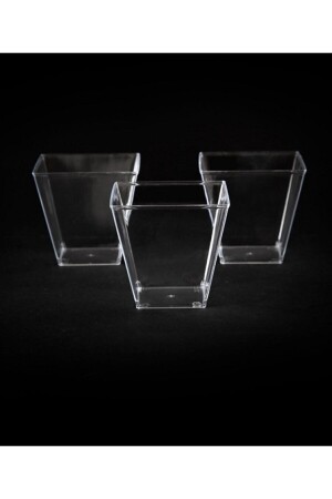 MNZ-بلاستيكي أكريليك بريزم كوب كوب 120cc 24 قطعة - بدون غطاء 88000110252 - Genel Markalar