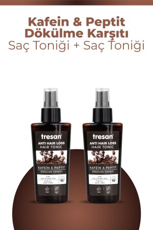 MNZ- كافيين & بيبتيد مضاد للشعر طون 125 مل x2 - Tresan