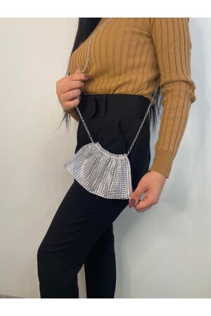 صندوق الهاتف الرمادي من العلامة التجارية MNZ مع مظهر حجر لامع ، هو متوافق مع جميع الهواتف ، فإنه يقياس 13 21 - Smy Bag