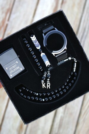 MNZ-مصادرة للماء لمس ساعة الذكور المكعب خفيفة الزهرة سوار مجموعة ملونة كام13 - wesscollection