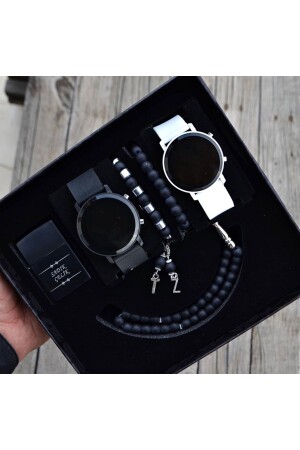 ساعة يد رقمية من نوع MNZ ، مصباح الزهرة ومجموعة سوار 13 - wesscollection