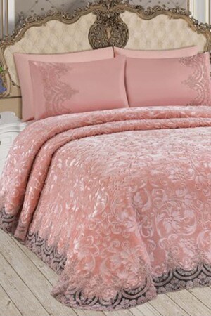 MNZ- الفرنسي ثقب مزدوج مسحوق غطاء مجموعة سرير المعدل مجموعة سرير المعدل 1312323wdew - Madame Gamze