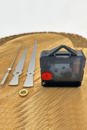 آلية ساعة الجدار من MNZ - جوهر - ساعة و دقيقة ثواني يد - تدفق - معلقة - 14 مم شاف - عائق عال - الفضة - Artrimo