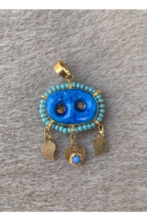 MNZ-النساء الصفراء 14 كيراط ذهبية تركيزة ذو رمل السرياء سحر عينينين عريضة UCSRYN2GOZFRZBNCK - Bayar Gold