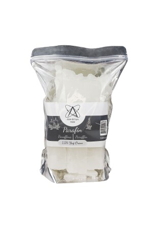 موم بارافين أبيض من MNZ 1-5% سمين - 1 كيلوغرام مثالي لصنع الشموع على شكل قالب - Alze Kimya Hobi