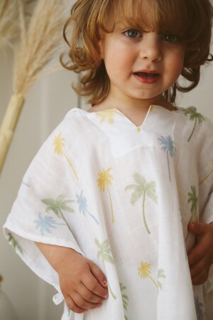 MNZ-خشب النخيل كوب عضوي موسلين بونشو عمر 1-5 TYC00451291471 - Tarkito Organic