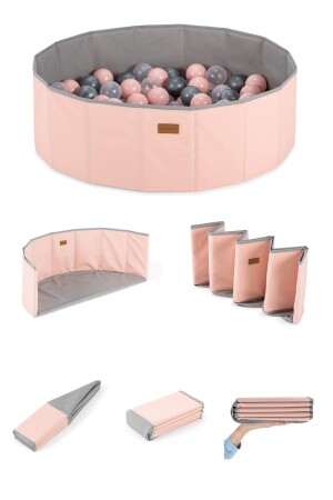 النشاط المثبت من MNZ و حوض الكرات، 150 كرة - وردي 8682431622987 - Wellgro