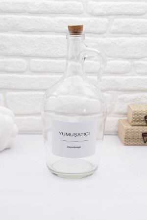 زجاجة منقلبة من طراز MNZ مع كوب من الفناء الديكوراتي 1500 مل 1،5 لتر) zeze001258 - zezedesing