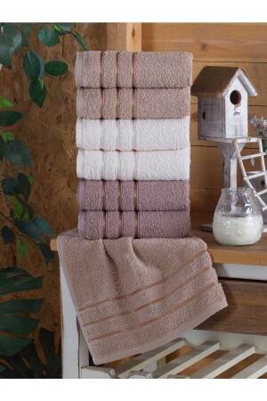 MNZ-ثلاث خطات من اليد والوجهه منشفة مجموعة 153-90-171 - Binnur Home