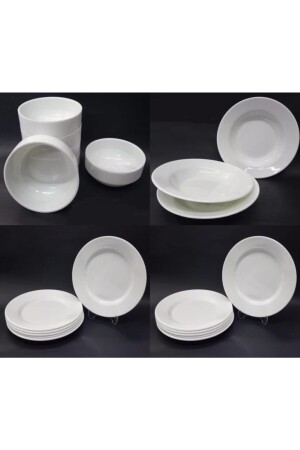 MNZ-وحيدة + عمل الطلاب 16 قطعة ملامين طقم خدمة الطعام مجموعة ل 4 أشخاص كؤوس طاولات كبيرة صغيرة كس - abnturk