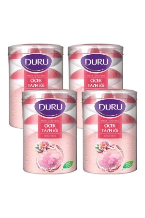 (MNZ) - أحاسيس جديدة (زهرة جديدة) 16 قطعة (صابون جمال) 4x440gr 508527M-4 - Duru