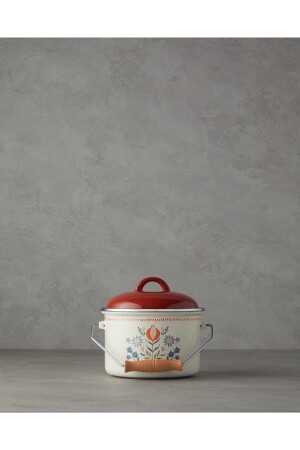 MNZ-كارنيفال وقت المكمل النحاس 16 سم الوردي-الأبيض - English Home